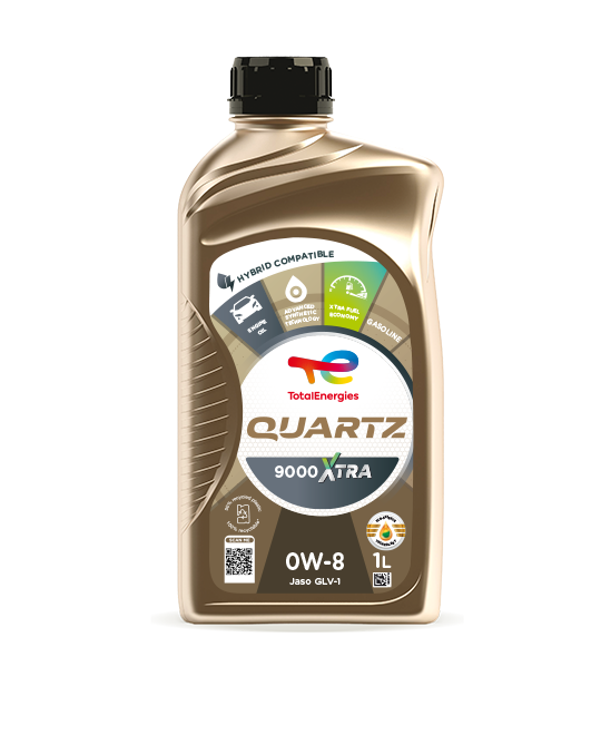QUARTZ 9000 XTRA 0W-8 Synthetic Motor Oil - 1 L